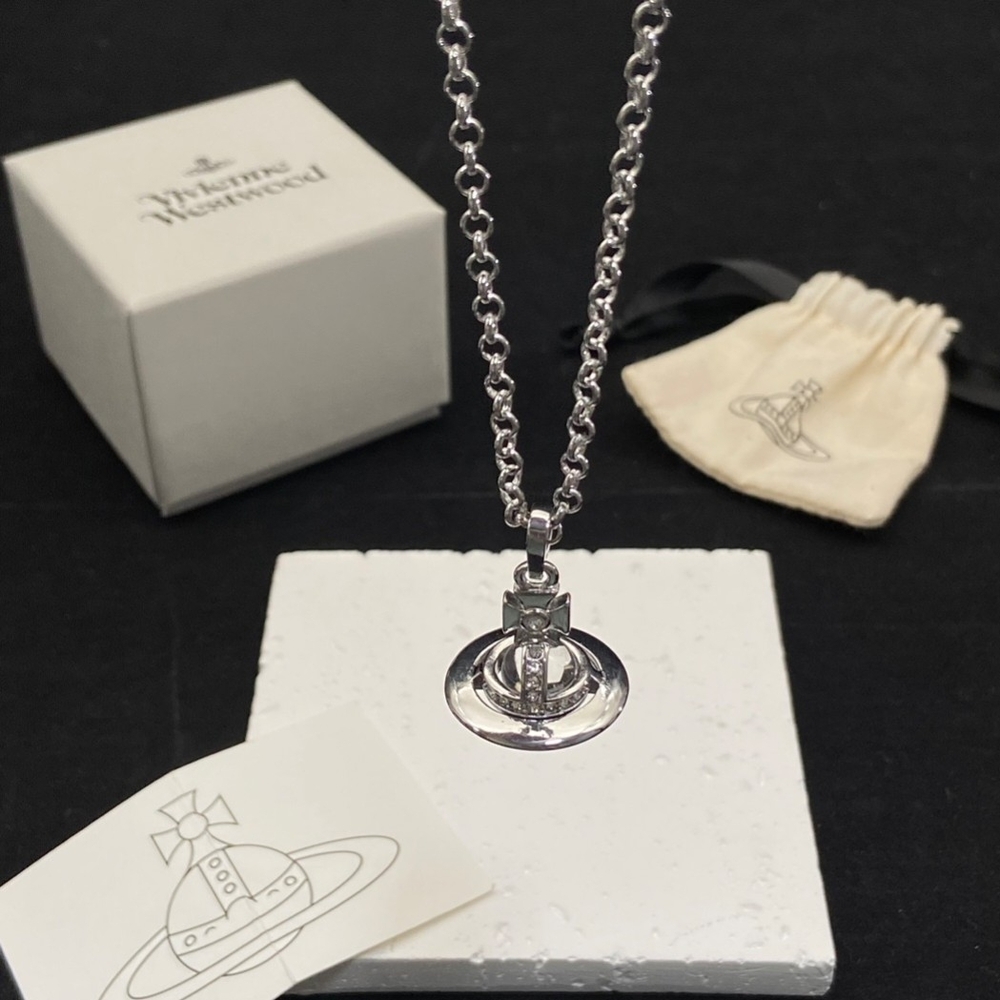 Vivienne Westwood Silver Pendant Necklace